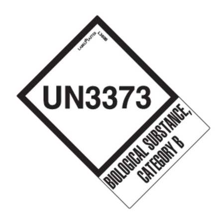 LABELMASTER Hazardous Mat Shipping Lbls, 2inx2-3/4in L380B