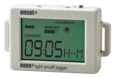 HOBO Data Logger, Light On/Off, 128 KB UX90-002