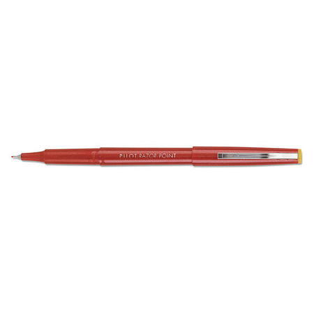 PILOT Red Marker Pen, Ultra Fine Tip, 12 PK PIL11007