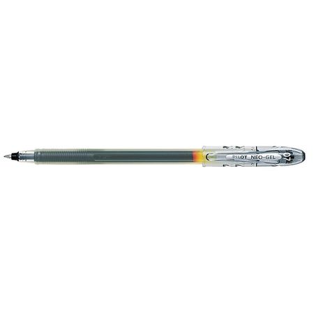 PILOT Roller Ball Neo-Gel Roller Ball Pen, Medium 0.7 mm, Black PK12 PIL14001