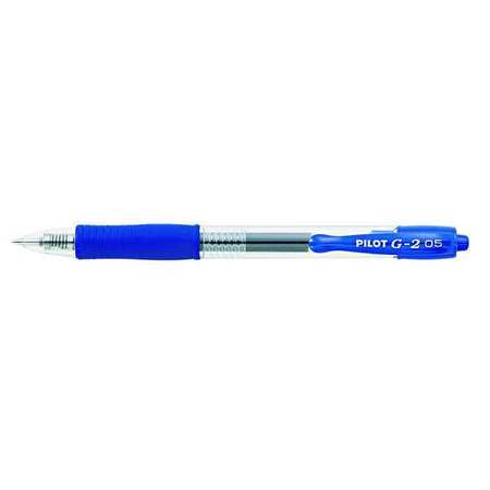 Pilot Gel Roller Ball Pen, Extra Fine 0.5 mm, Blue PK12 PIL31003