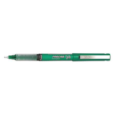 PILOT Roller Ball Pen, Extra Fine 0.5 mm, Green PK12 PIL25104