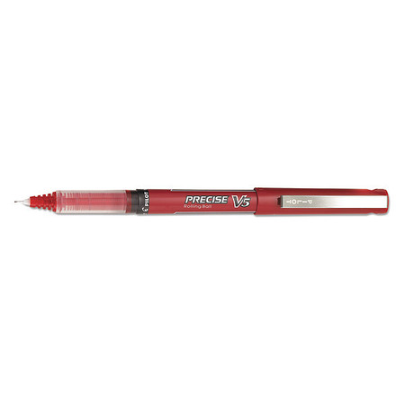 PILOT Roller Ball Pen, Extra Fine 0.5 mm, Red PK12 PIL35336