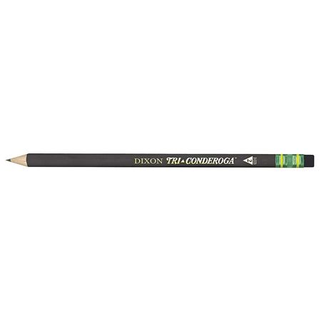 DIXON TICONDEROGA Pencil, Black, PK12 DIX22500