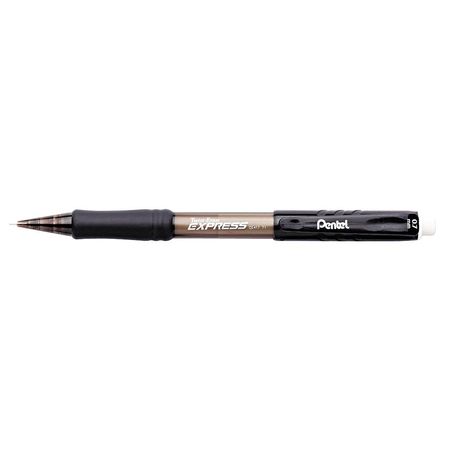 PENTEL Mechanical Pencil, 0.7mm, Black, PK12 PENQE417A