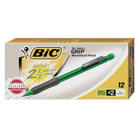 BIC Mechanical Pencil, 0.7mm, Assorted, PK12 BICMPG11