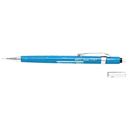 PENTEL Mechanical Pencil, 0.7mm, Blue PENP207C