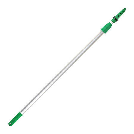 UNGER 192" Extension Pole, Green, Silver, Aluminum/Plastic EZ500