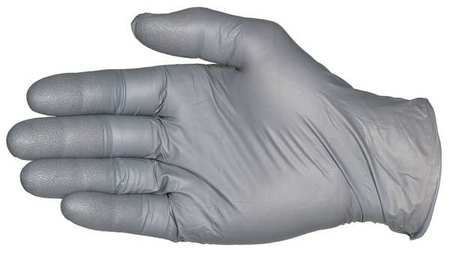Ansell TouchNTuff 93-250, Disposable Nitrile Gloves with Ansell Grip Technology, 4.7 mil Palm, Nitrile 93-250