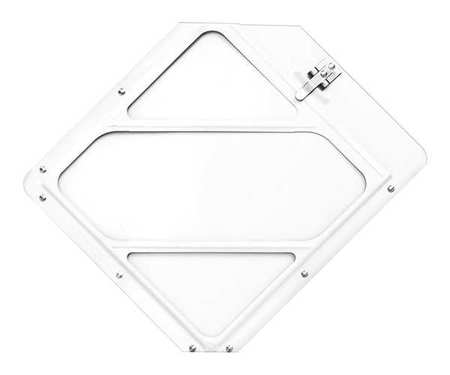 LABELMASTER Clipped Corners Placard Holder, 12-1/2inH 80SMWCC97