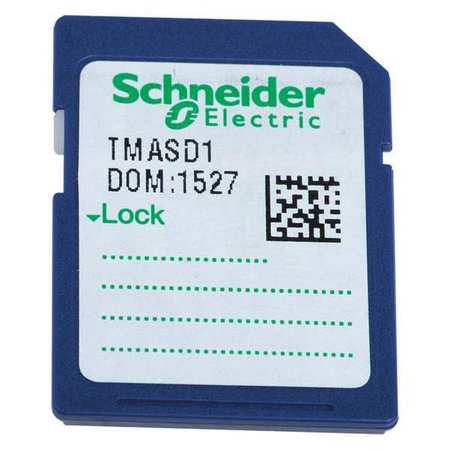 SCHNEIDER ELECTRIC Memory Card, SD, For M221 PLC TMASD1