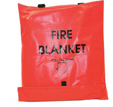 First Voice Fire Blanket, Gray, 84 in. L x 62 in. W 911-83700TS