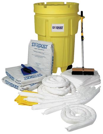 STARDUST Wheeled Spill Kit, Oil-Based Liquids D950P