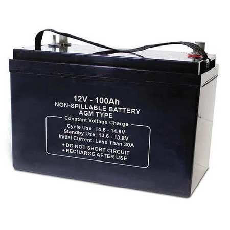 Zoro Select Universal Battery, 12V, 100Ah 40505