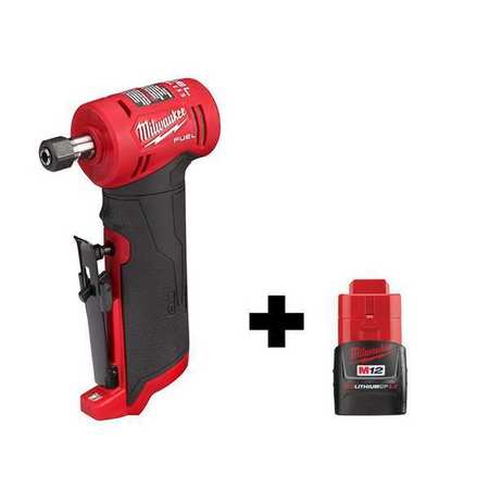 MILWAUKEE TOOL Cordless Die Grinder, Right Angle, 12V 2485-20, 48-11-2420