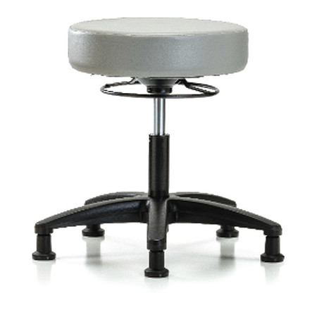 BLUE RIDGE ERGONOMICS Desk Stool, Vinyl, Glides, Dov BR-VDHSO-RG-RG-8567