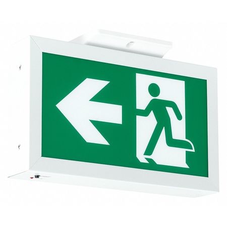 DUAL-LITE LED, Running Man, Exit Sign, 120/277V RMEUW