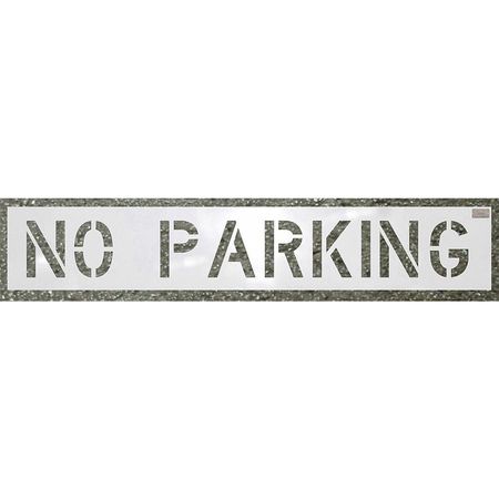 C.H. HANSON Stencil, No Parking, 10 x 36 In. 70000