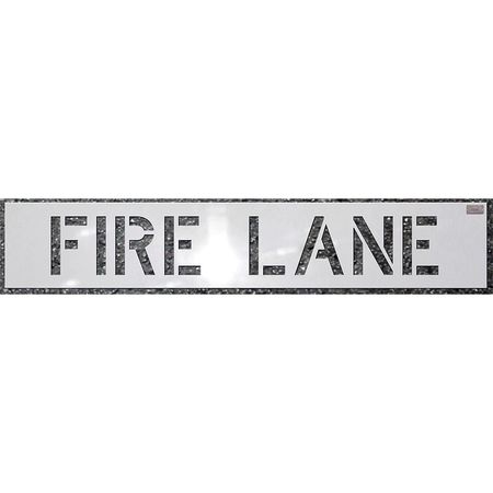 C.H. HANSON Stencil, Fire Lane, 4 x 3 In. 70030