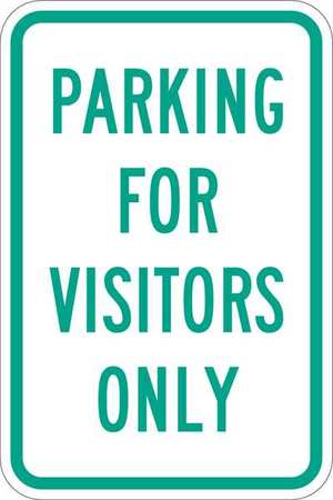LYLE Visitor Parking Sign, 18" x 12, T1-1038-HI_12x18 T1-1038-HI_12x18
