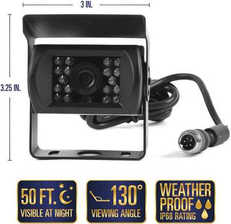 Rear View Safety/Rvs Systems Rear View Camera System, 20G, 480 TVL RVS-062710