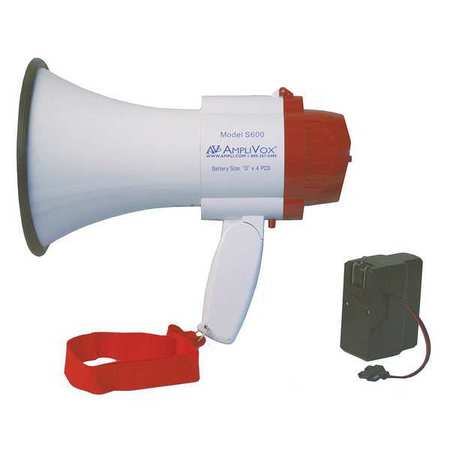 Amplivox Sound Systems Megaphone, 100 yd., 10in. L SB600R