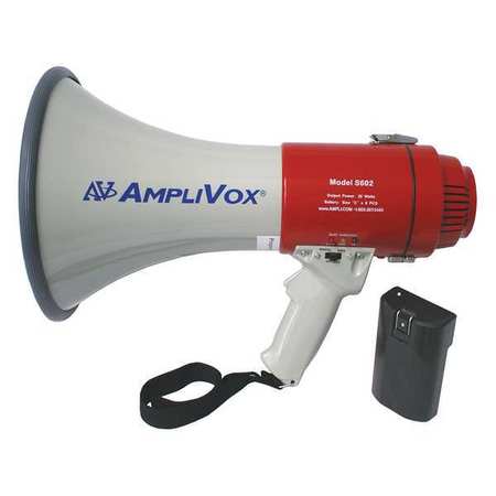 Amplivox Sound Systems Megaphone, 1 mi., 14in. L,  SB602R