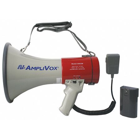 Amplivox Sound Systems Megaphone, 1 mi., Li-Ion Battery Pack SB602MR