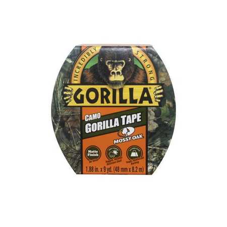 GORILLA GLUE Duct Tape, 2 In x 9 yd, 13 mil, Camouflage 6010902