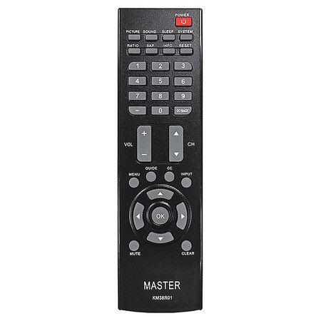 RCA IR Master Remote Control, Black KM38R01