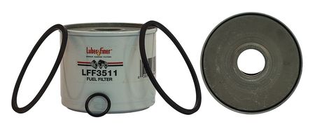 LUBER-FINER Fuel Filter, 2-7/8in.H.3-3/8in.dia. LFF3511