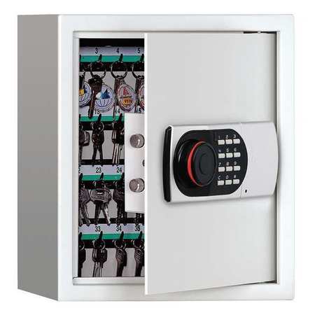 Zoro Select 64 unit capacity Galvanized steel Key Cabinet with Digital Lock 36D051