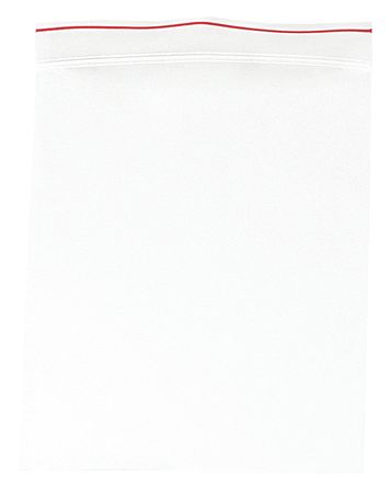 MINIGRIP Reclosable Poly Bag Double Zipper Seal 13" x 10", 4 mil, Clear, Pk500 MGRL4P1013
