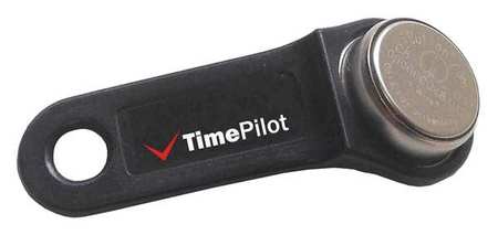 TIMEPILOT Keytabs, Blck, Stainless Steel/Plstic, PK10 1010