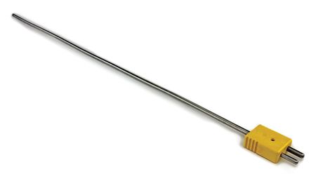 DAYTON Thermocouple Probe, K, 18in, Inconel, 19 AWG 36GK95