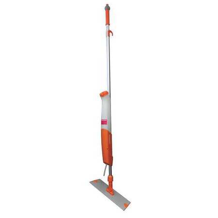 Tough Guy 18 in Flat Wet Mop, 59 oz Dry Wt, Snap On Connection, Orange/Silver, Plastic LBH18-90