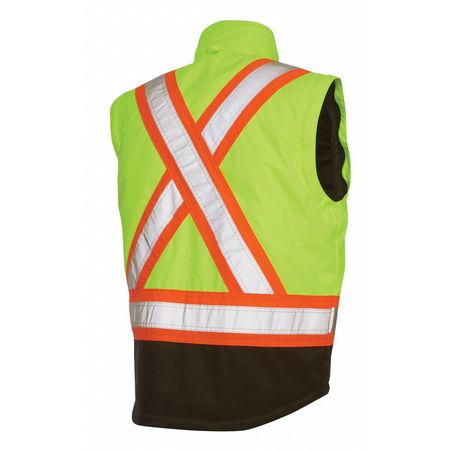 Tough Duck Fluorescent Green Polyester Parka size XLT S42641