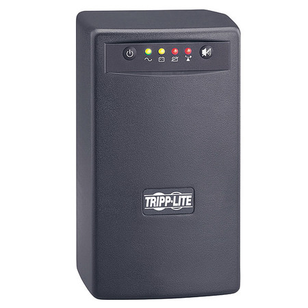 TRIPP LITE UPS System, 500VA, 6 Outlets, Tower, Out: 110/115/120V AC , In:120V AC OMNISMART500