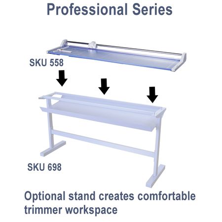 Dahle Professional Rolling Trimmer, 51-1/8in L 558