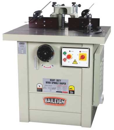 BAILEIGH INDUSTRIAL Wood Spindle Shaper, 220V, 5 HP, 32 in. W SS-3528