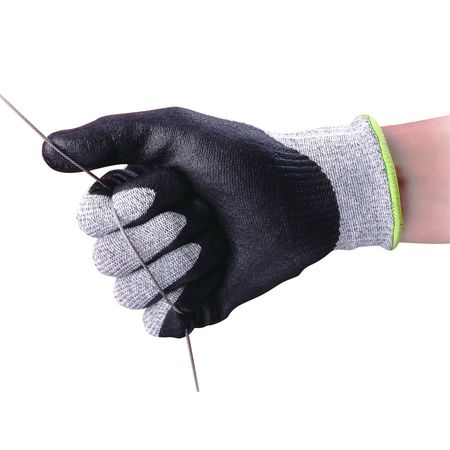 Ansell Cut Resistant Coated Gloves, A3 Cut Level, Polyurethane, 7, 1 PR 11-435