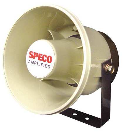 Speco Technologies PA Horn, Weatherproof, 20W, 6 In. ASPC20W