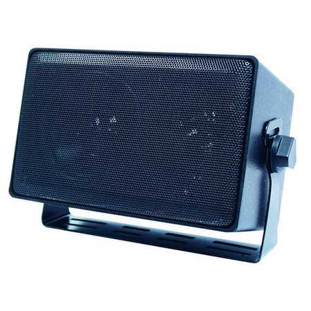 SPECO TECHNOLOGIES 3-Way Indoor/Outdoor Speaker, 4 In, Black DMS3TS