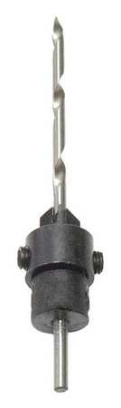 EAZYPOWER Drill/Countersink, 3-1/2 in L, Sandblasted 30180