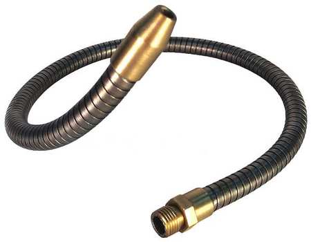 Sealflex Coolant Hose, 1/4 in.Pipe, 12 in.L, Gray 04-12-M-N