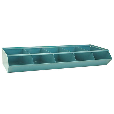 STACKBIN Steel Sectional Stacking Bin, 6 in D x 15 1/2 in H x 7 1/2 in W, 1 Shelves, Gray 3-2SS