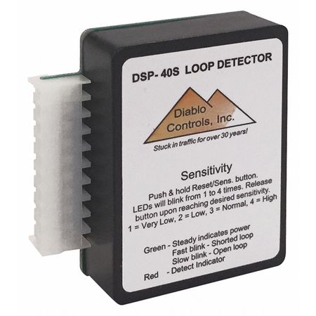 DIABLO CONTROLS Vehicle Detector, 10 Pin Plug-In DSP-40S