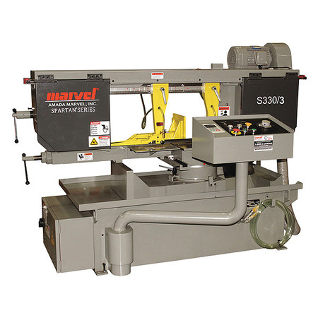 Marvel Band Saw, 12" x 17-3/4" Rectangle, 13" Round, 12 in Square, 230/460V AC V, 3 hp HP S330/3