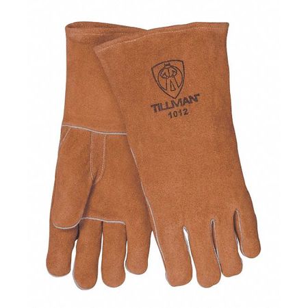 TILLMAN Stick Welding Gloves, Cowhide Palm, L, PR 1012