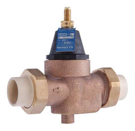 Watts Water Pressure Valve, 3/4in, 4-1/4inL LFN45BM1-DU-CPVC